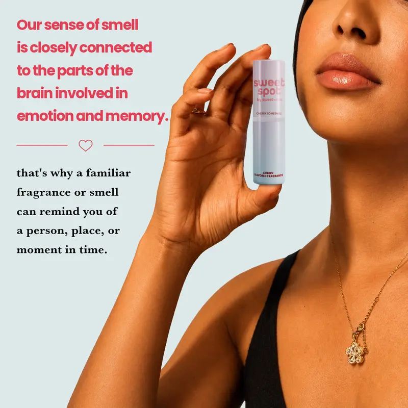 [Sweet Spot] Cherry Bombshell Flavored Solid Fragrance | Scented & Flavored Irresistible Cherry Perfume | Kissable Fragrance | Paraben Free, Mess Free, Gourmand Scent, Top Selling Perfume