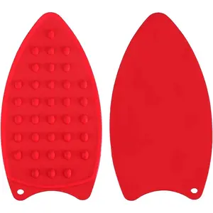 Pack of 2 Assorted Color Multi-Function Heat Resistant Silicone Mat Rest Pad for Ironing Board Steamer Iron