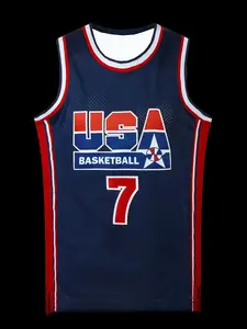 Men's Sleeveless Basketball Jersey, Breathable Quick-Dry Mesh Fabric, Vintage Colorblock Design, Sporty Loose Fit, Long Clothing