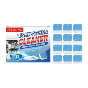 Jaysuing Dishwasher Cleaning Effervescent Tablets Remove Grease And Scale From Household Kitchen Dishwashers To Clean Odors