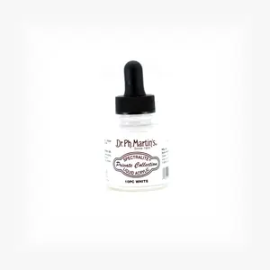 Dr. Ph. Martin's Spectralite Private Collection Liquid Acrylics (10PC) Arcylic Paint Bottle, 1.0 US fl oz, White, 1 Bottle