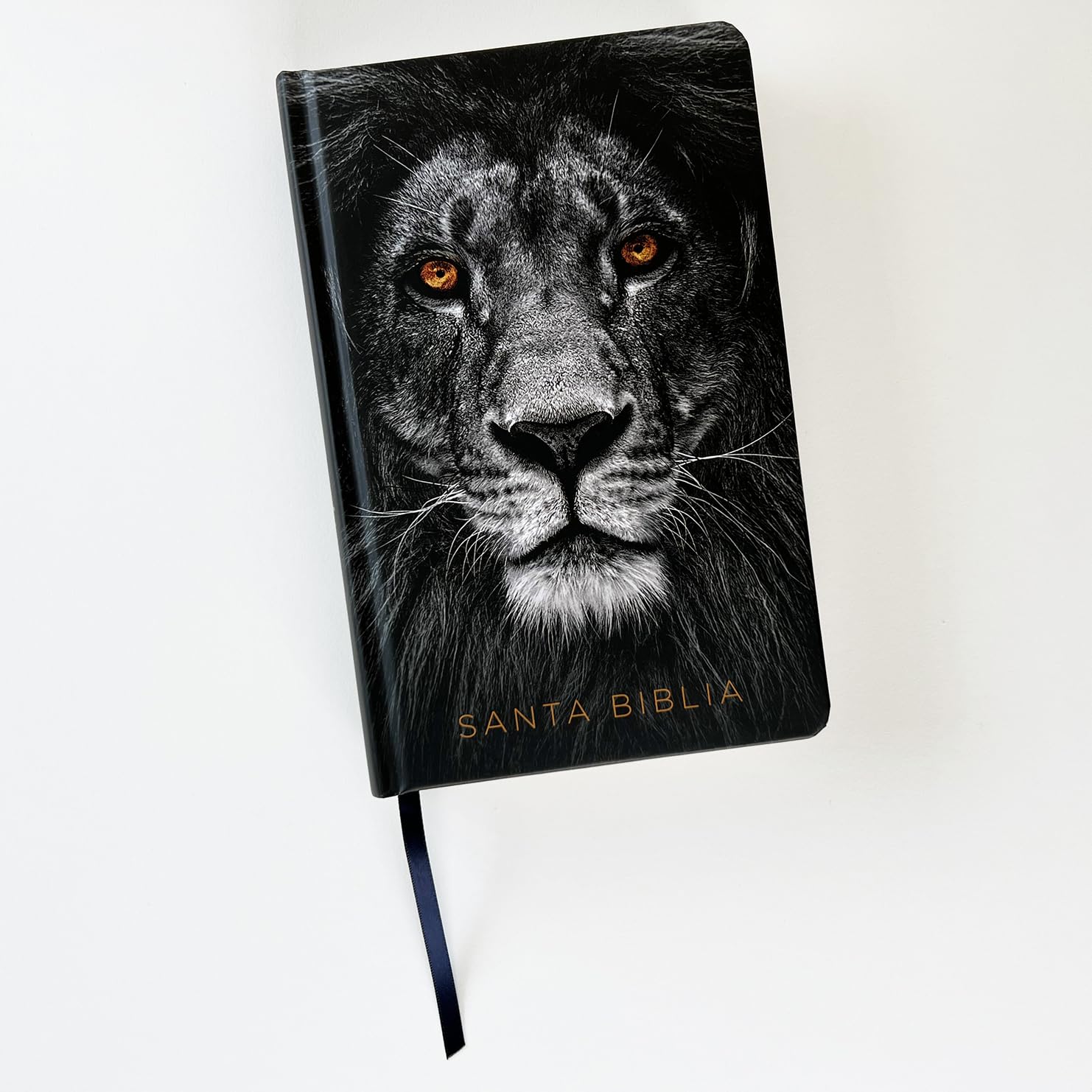Biblia RVR 1960 letra grande tamaño manual, tapa dura León de Juda con índice / Spanish Bible RVR 1960 Handy Size Large Print Hardcover Lion of Judah with In (Spanish Edition) Hardcover