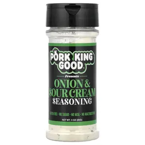 Pork King Good Onion & Sour Cream Seasoning, 3 oz (85 g)