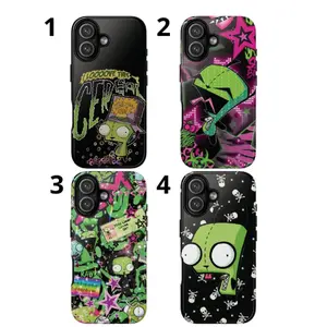 Invader Zim Inspired Phone Case Collection, iPhone 11-17 Cover