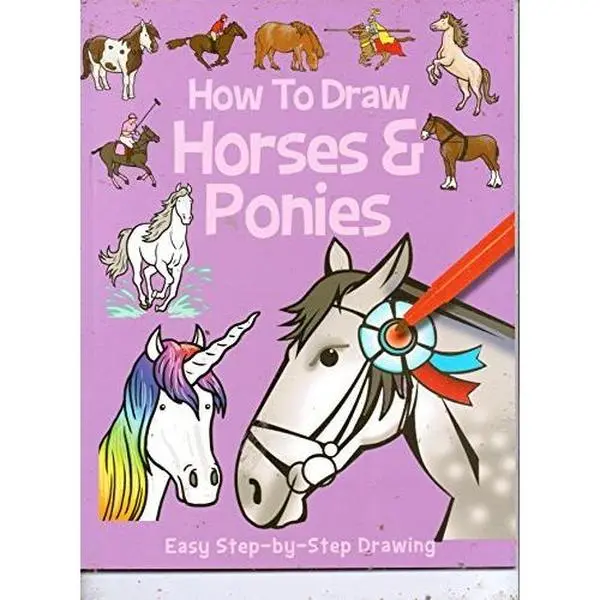 USED-How to Draw Horses & Ponies (Easy Step-by-Step) (Paperback)
