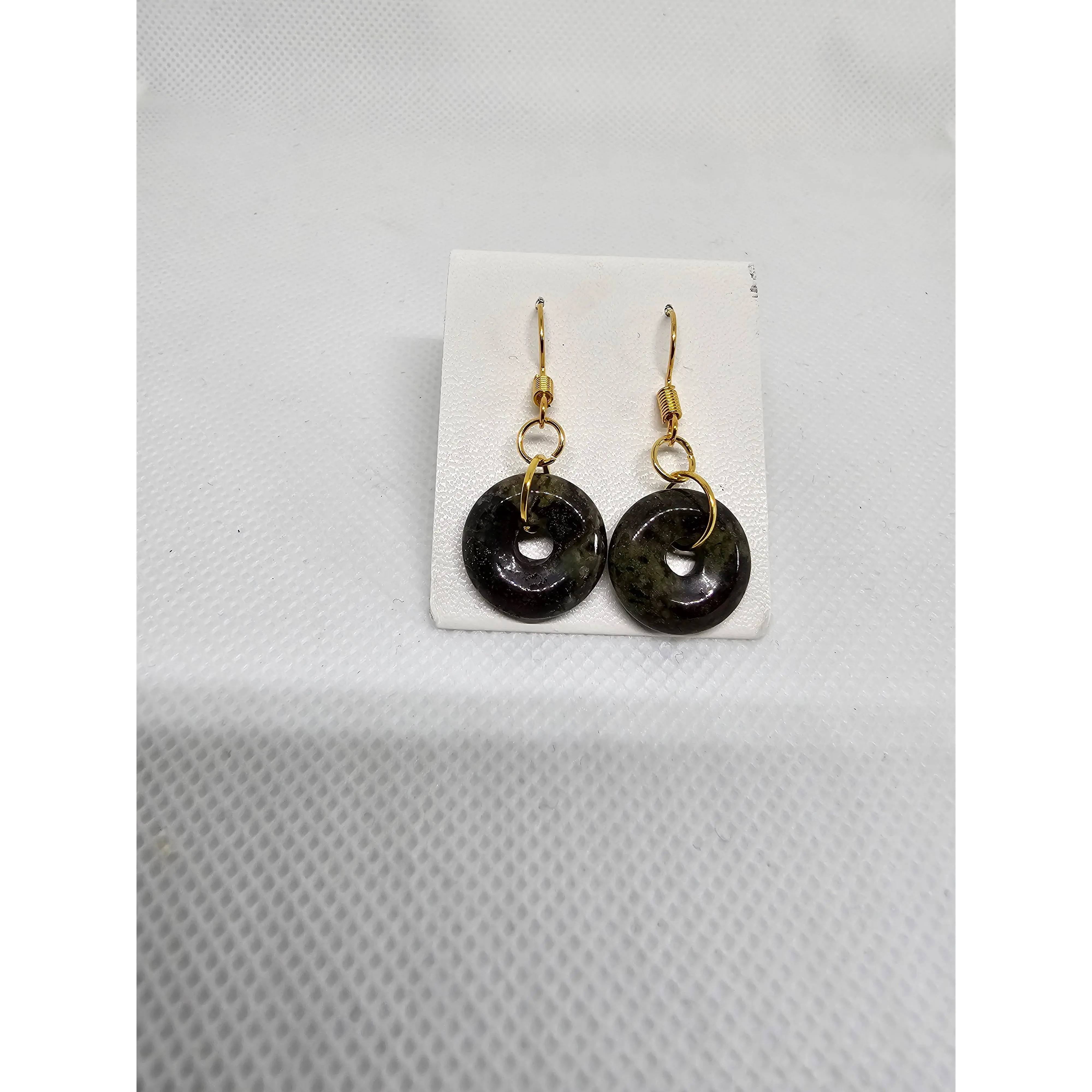 Crystal Donut Earrings - Elegant Fashion Accessory for Women