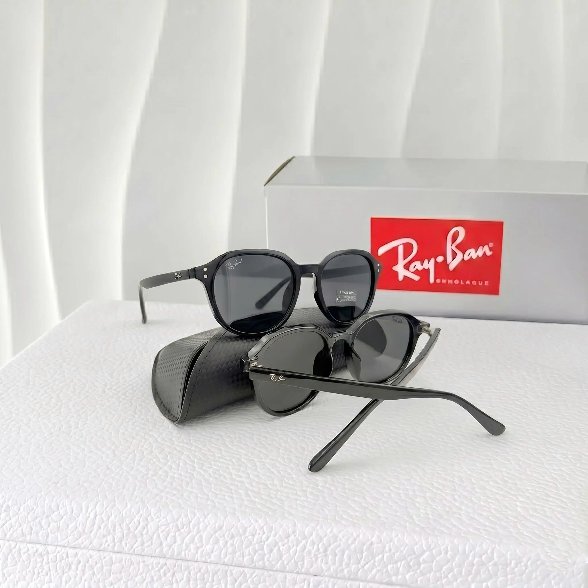 Ray-Ban Square Sunglasses for Men Women Designer Eyewear Driving Travel Outdoor