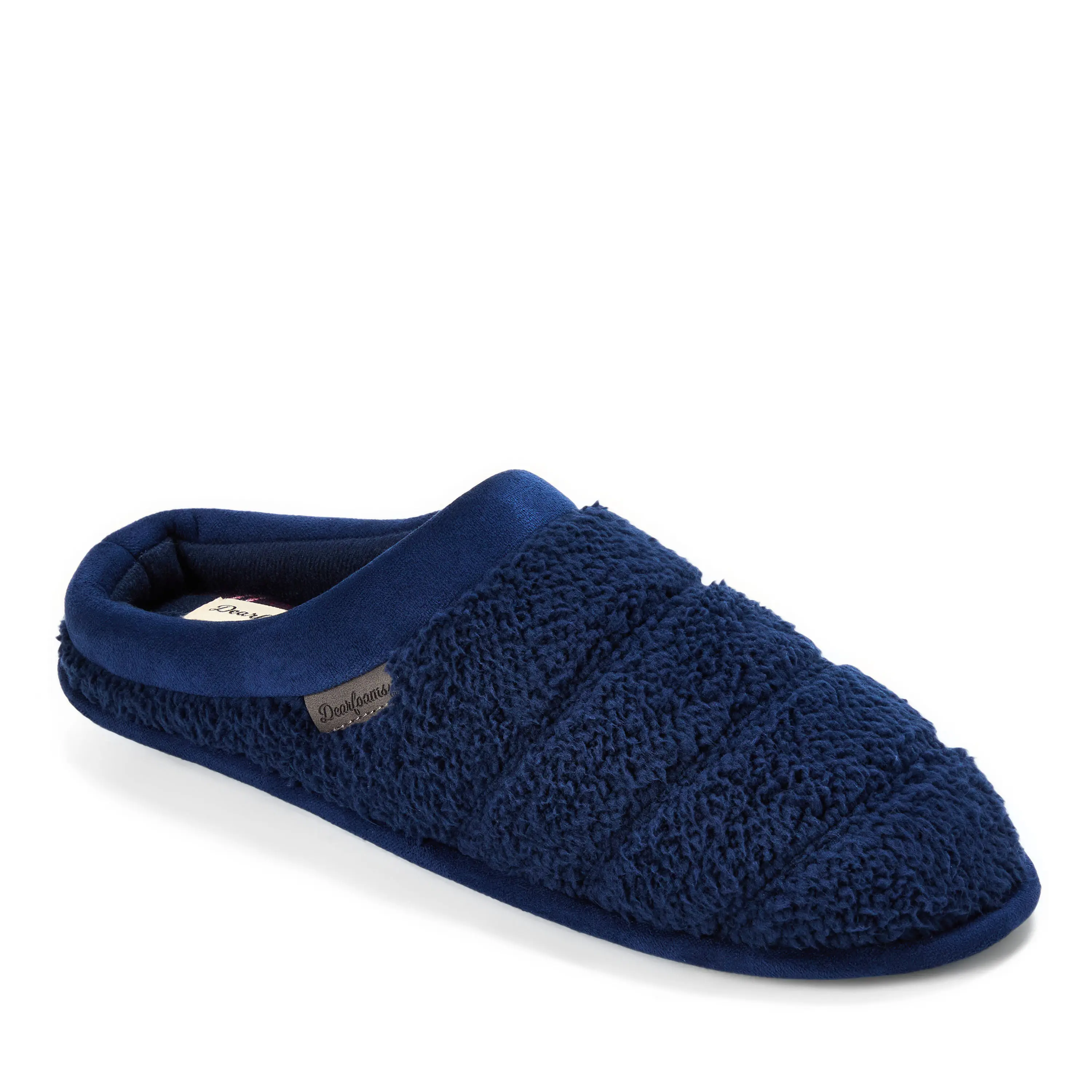 Dearfoams Men's Asher Quilted Clog Slippers, Cosy Machine Washable Indoor House Shoe with Temperature Regulating Comfort, Footwear, Indoor Slippers, Slide, Cosy Home Men's Clogs, House Wear