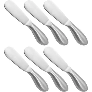6 count Cheese Spreader Set, Stainless Steel Multipurpose Cheese and Butter Spreader