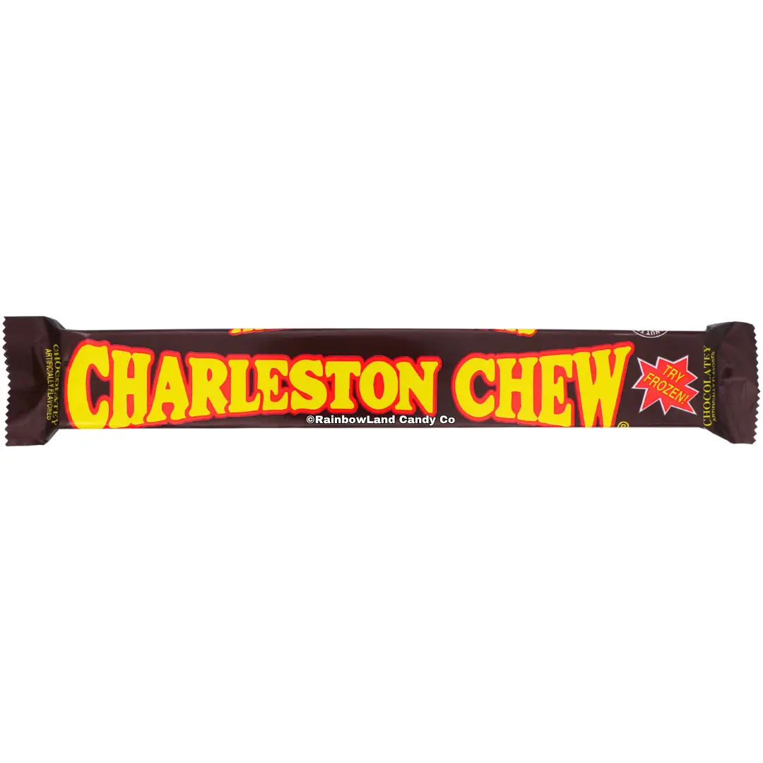 Charleston Chew Chocolate | Chewy Chocolate Nougat Bar with Chocolatey Coating