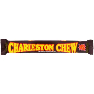 Charleston Chew Chocolate | Chewy Chocolate Nougat Bar with Chocolatey Coating