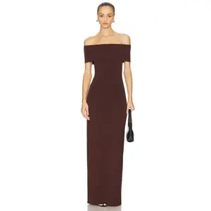 ALL THE WAYS Sienna Maxi Dress in Brown