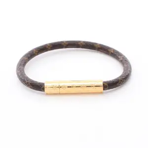 Pre-owned Louis Vuitton Canvas Small Leather Goods LV Confidential Monogram Bracelet