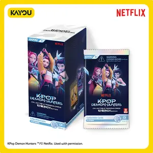 KAYOU KPop Demon Hunters-Collectible Trading Cards-Energy Edition-001-NA-Series 1-A Buy 4 Boxes Get 1 Free PR Card