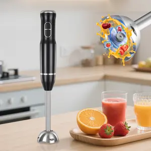 Cooking stick stainless steel mixing head baby food dispenser handheld electric multifunctional household egg beater, baking juice grinder Stainless Steel Measuring Pitcher with Lid Espresso Distribution Tool with Stand Portable Smoothie and Grinder Combo