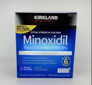 Kirkland Minoxidil 5% Extra Strength Men Hair Regrowth Treatment 6 Month Supply