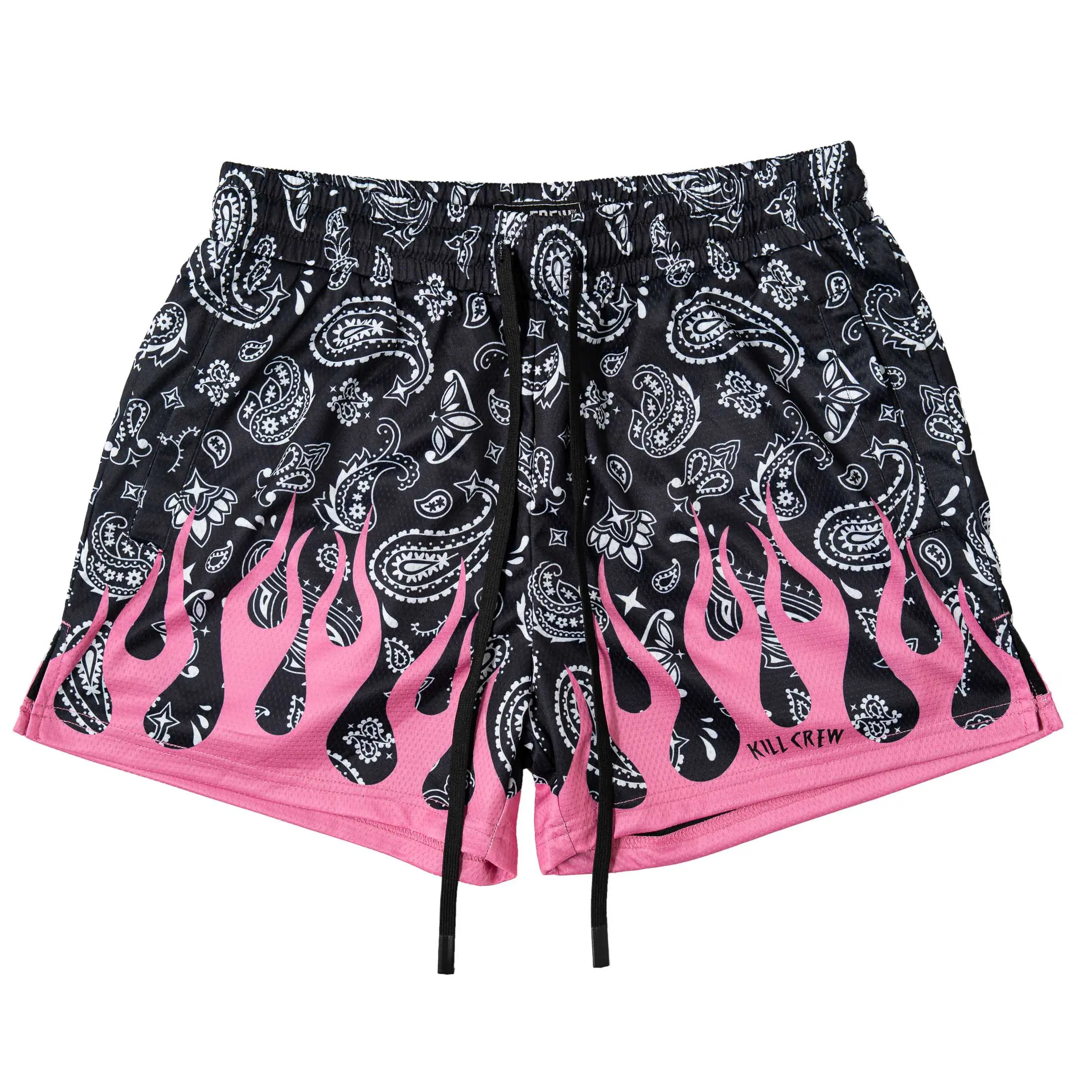 BANDANA FLAME-BLACK/PINK