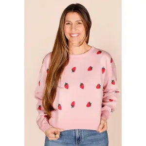 Strawberry Pink Sweater