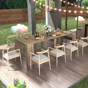 Multifunctional Extendable Console Table,118.11*35.43*30.71 Design Reasonable Artistic Practical