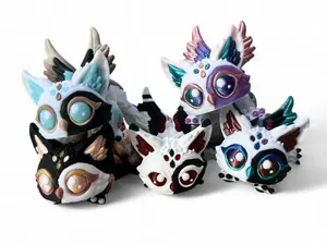 Exclusive Owl Dragon – Articulated Fantasy Creature, Fidget Desk Decor, Collectible Hybrid Figurine