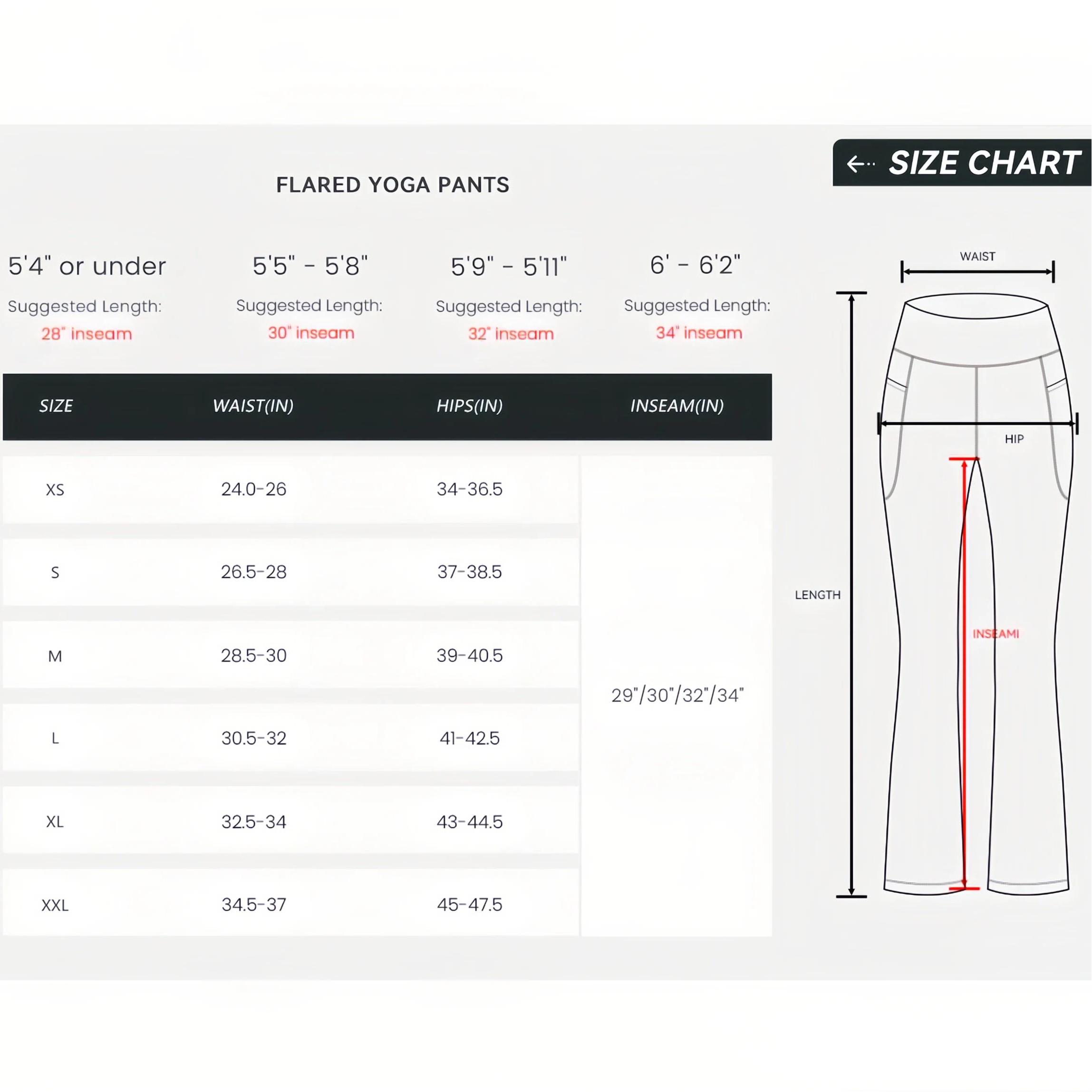 G Gradual Women's Bootcut Yoga Pants 28"/30"/32"/34" Inseam Long Bootleg High-Waisted Flare Pants with Pockets Workout Wear Athleisure Fitness Leggings for Women