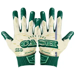 Cutters Straight Cash Rev Pro 5.0 Limited Edition Football Receiver Gloves with Air C-TACK Grip & Lightweight Design