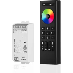 2.4G RF RGBCCT Controller Kit C05RF Controller & RC03RFB 4-Zone  Remote Control Group Control Multiple Color Modes for FCOB 5630 2835 3528 5730 5050 3014 RGBCCT LED Strips