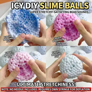 Crunchy Bead Stress Ball Squishies –– Satisfying Sensory Fidget for Stress Relief & Relaxation | Perfect ASMR Toy for People | A Thoughtful DIY Christmas Gift