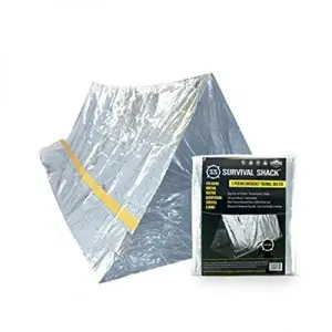 Stay safe with the Survival Shack Emergency Shelter Tent! This 2-person mylar thermal tent is lightweight, waterproof, and reflects heat. Perfect for any weather—your go-to survival gear! 🌟🏕️ #SurvivalGear #EmergencyShelter #OutdoorEssentials