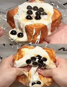 【Buy 3 get 1 free】Pearl Cream Single-Layer Toast taba squishy slime squishies tabba squishies kidstoysFood-Grade Silicone Slow-Rising Rebound Squishy Fidget Toys for Stress Relief - Soft Squeeze Toys with Thick Creamy Slime Texture, Handmade Non-Toxic