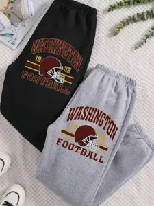 Football #Commander Teams, #Washington Logo Football Unisex Sweatpants, Casual Trending Men's Underwear, Best Gift For Men, Women, Unisex Cotton Graphic Casual Sweatpants