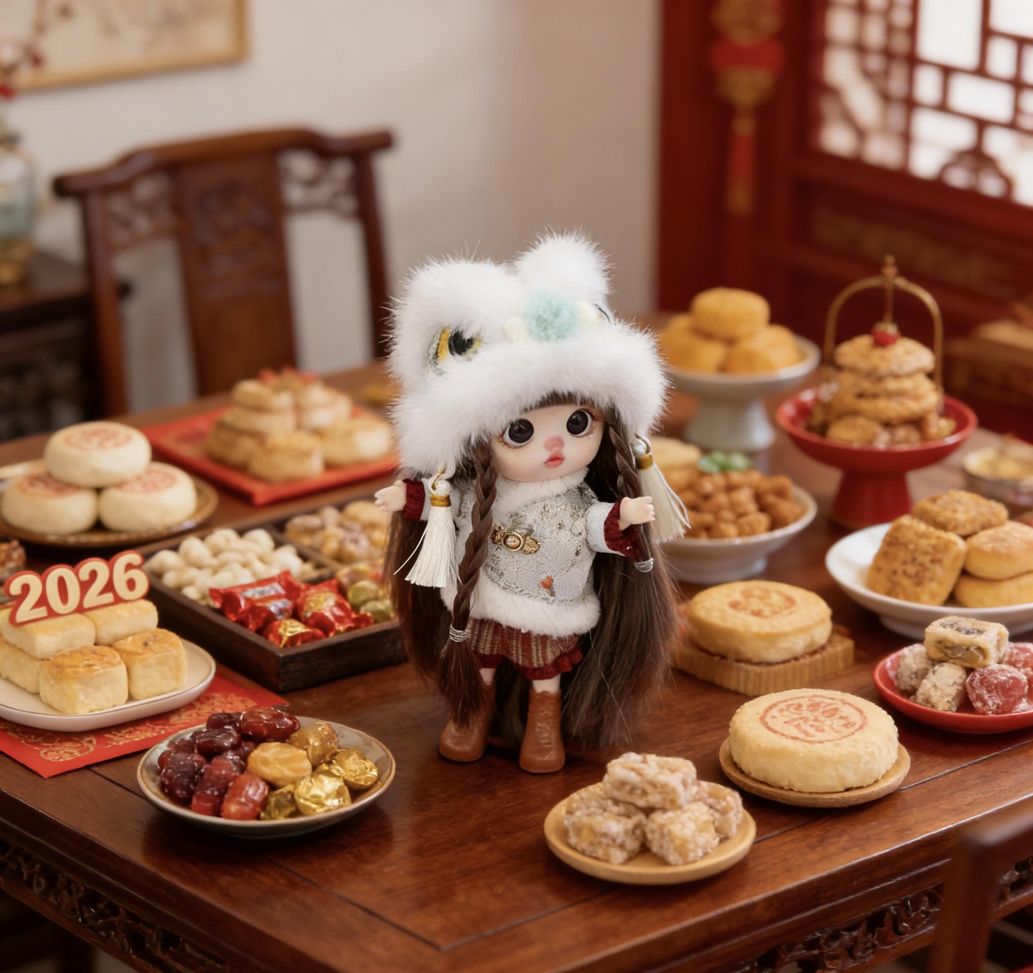 Lolifen Dance Lion Adorable Plush Doll Charms