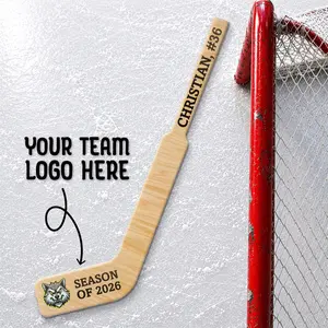 Personalized Goalie Hockey Stick | Custom Team Logo Design | End of Season Award