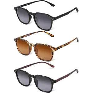 Reading Sunglasses for Women, Stylish Reading Glasses, Lightweight Square Readers for Men & Women-USA