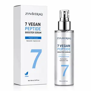 7 Vegan Peptide Booster Serum Anti-Aging Hydration Booster for Skin Repair Brightening and Firming Helps Improve the Appearance of Uneven Skin For Glass-Like Skin and Gentle Anti-Aging Care for Sensitive Skin