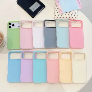 Candy Colored Dual Layer Skin Feel Jelly Phone Case, Soft Touch Aesthetic Cover, Simple Stylish Design, Slim Shockproof Protective, Cute Minimalist Pastel Phone Case, Trending Aesthetic Style for iPhone 11 12 13 14 15 16 Air / Pro Max Protective Case