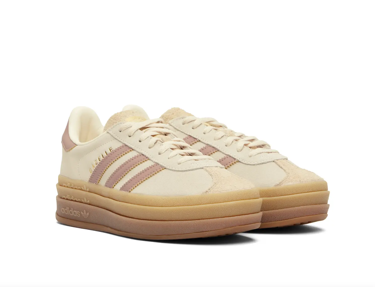 Adidas Gazelle Bold Women's Cream White Warm Clay Sand Strata Durable Comfortable Versatile Sneakers - TikTok Shop Adidas Gazelle Bold Women's Cream White Warm Clay Sand Strata Durable Comfortable Versatile Sneakers - TikTok Shop
