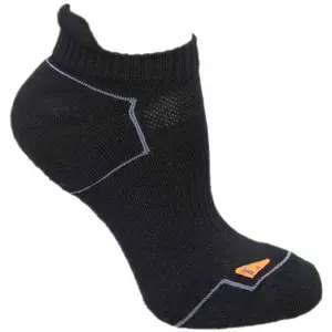 ASICS Mens Fujitrail Wool Single Low Cut Socks Running Athletic Ankle - Black