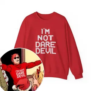 [Sale up to 40%]+[Freeship] I'm Not Daredevil Knitted Crewneck Sweatshirt
