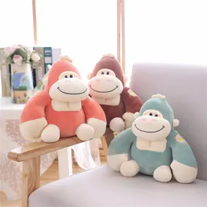 2026 New Soft Plush Simulation Gorilla Orangutan stuffed Doll Toys Birthday Gift Home Shopping Decor