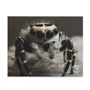 Jumping Spider, Arachnid, Beautiful Girl, Gift, Puzzle (120, 252, 500-Piece)
