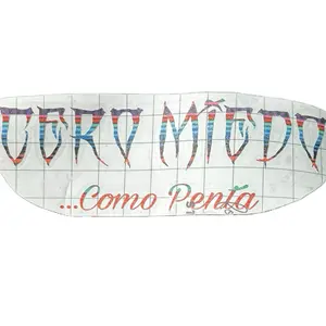 Cero Miedo Como Penta Sticker - Colorful Text Design as Showcased