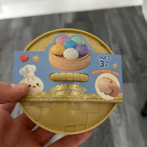 Squishy Dumplings Stress Toy for Ages 3+ - Fun and Relaxing Sensory Play for Kids