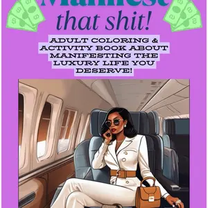 Digital MANIFEST THAT SH*T! Adult Coloring & Activity Book
