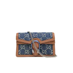 Pre-owned GUCCI leather Tote Bags 【DIZ】GUCCI Dionysus Ultra Mini 16.5 Denim Blue P226157236