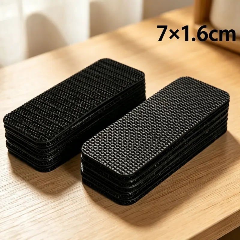 Invisible Double-Sided Self-Adhesive Magic Tape 7*1.6cm, Heat Resistant Gripping Stickers for Automotive Interior Floor Mat Fixing