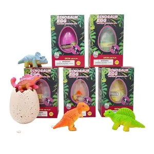 Puzzle Toy Dinosaur Egg Shell Breaking Cartoon Dinosaur Soaking in Water and Expanding Dinosaur Hatching Egg Children's Simulation Toy