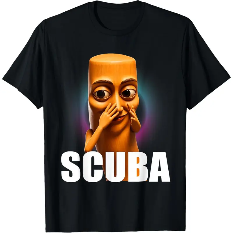 Scuba Tung Tung Sahur Dance Funny Brainrot Meme T-Shirt Graphic