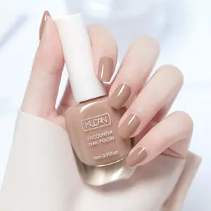 Khaki Nail Polish 1PCS(0.35fl.oz) - Water-based Nail Polish. No LED Lamp Needed, Quick-drying, Long-lasting, Peelable Nail Polish, Nail Care, Manicure, Suitable for At-home DIY Nail Art, Salon. An Ideal Gift for Spring And events.