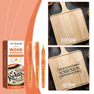 Wood burning charring marker Pen Art wood pyrography pen Burning effect pen Wood marking marker